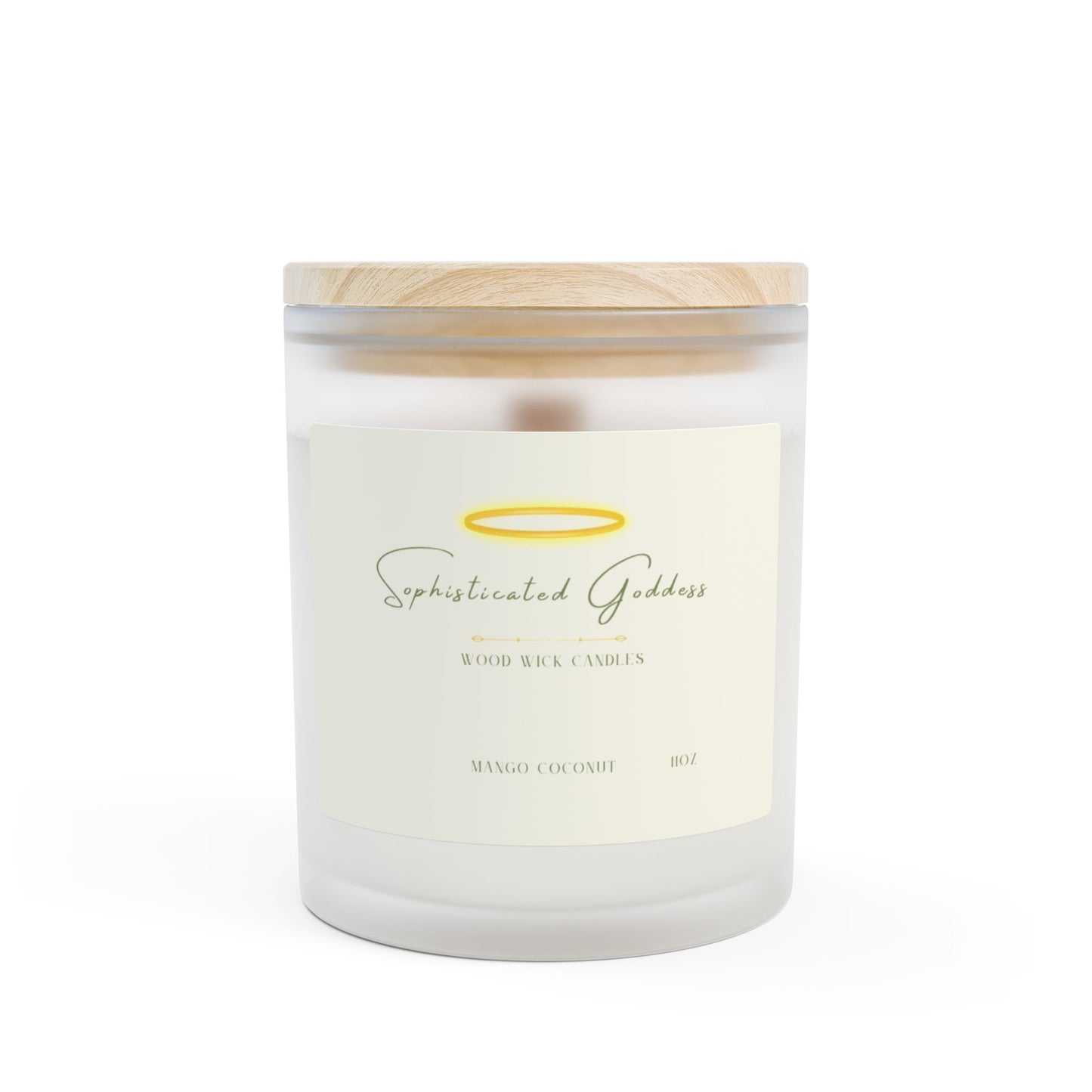 Mango Coconut Wood Wick Candle, 11oz