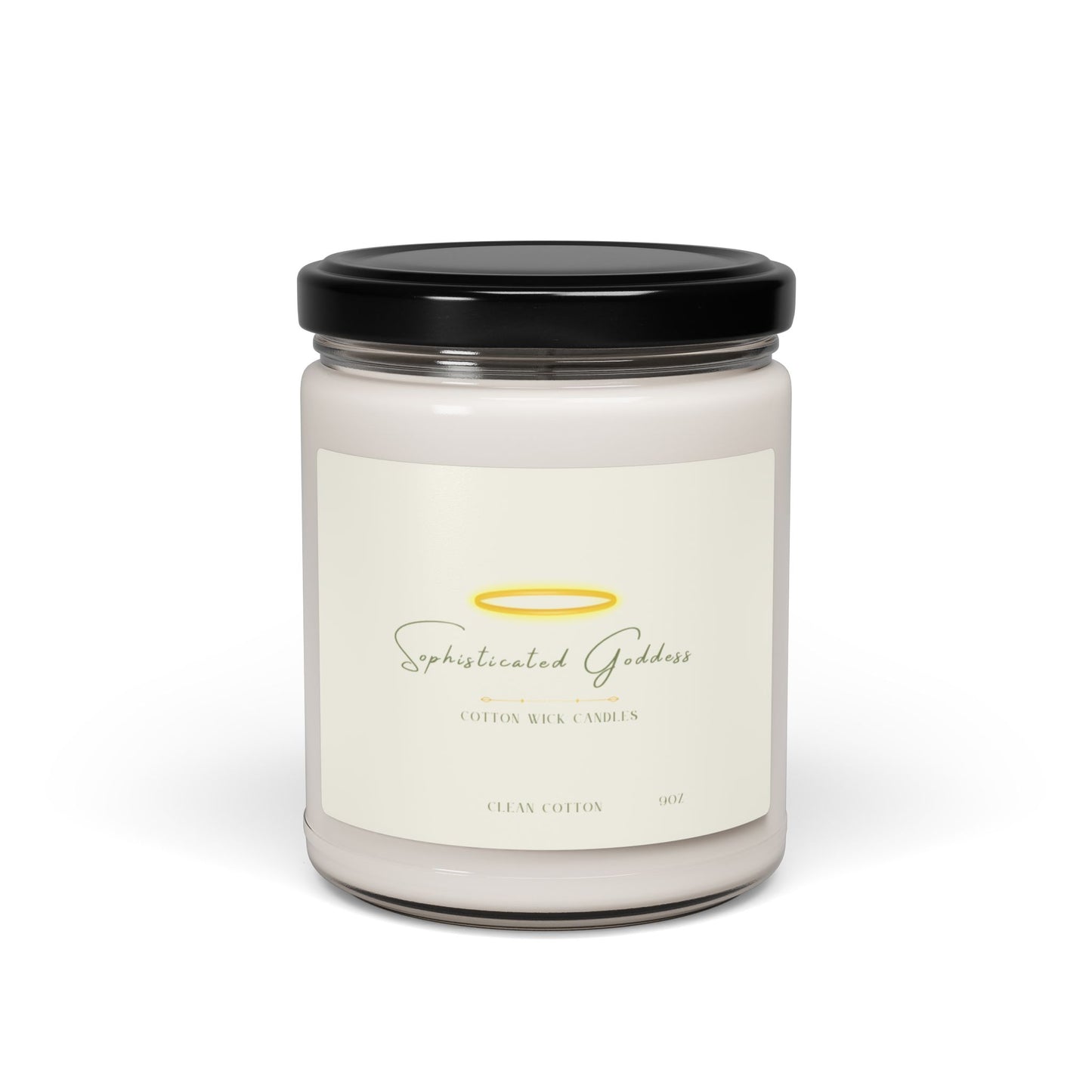 Clean Cotton Soy Wax Cotton Wick Candle, 9oz