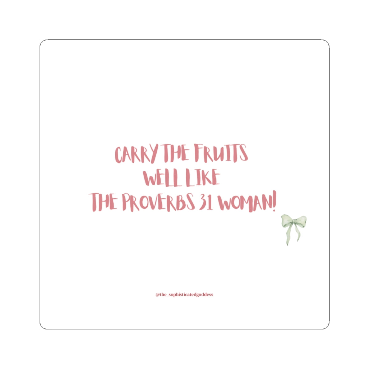 Proverbs 31 Woman Stickers