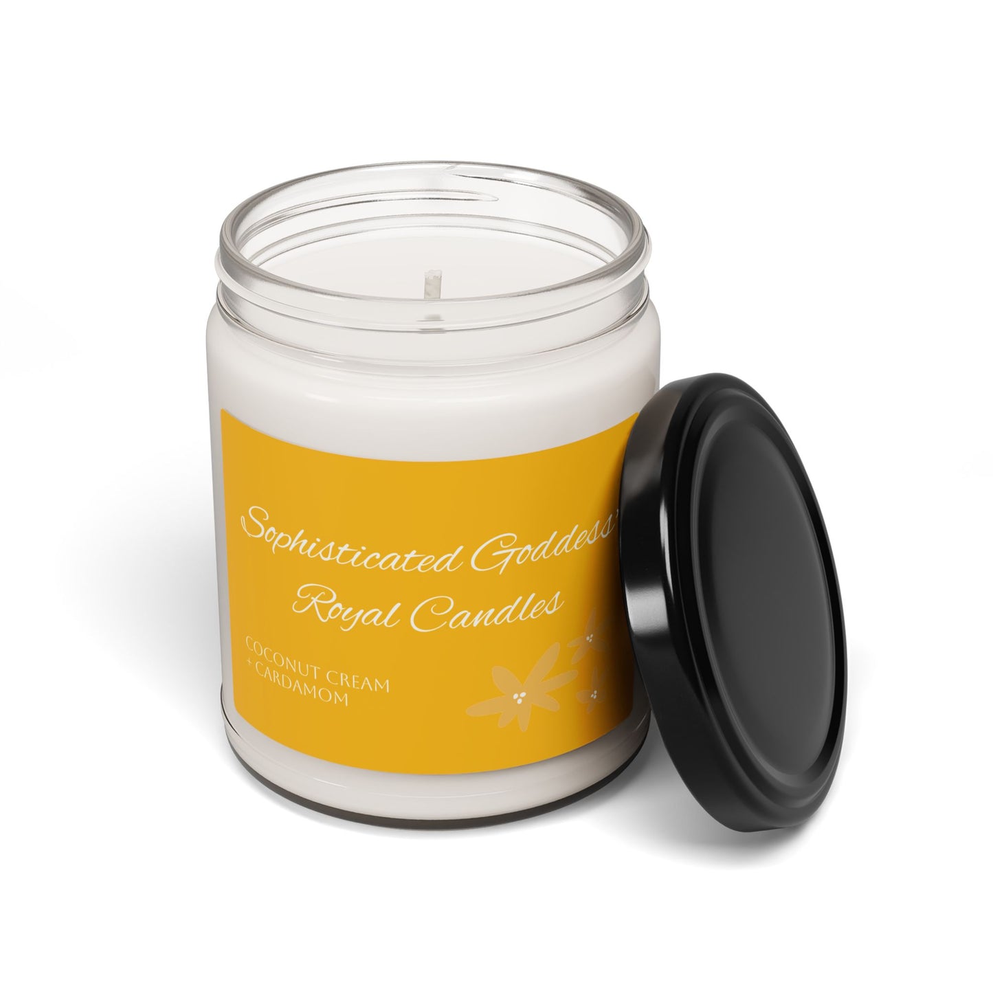 Coconut Cream + Cardamom Cotton Wick Candle, 9oz