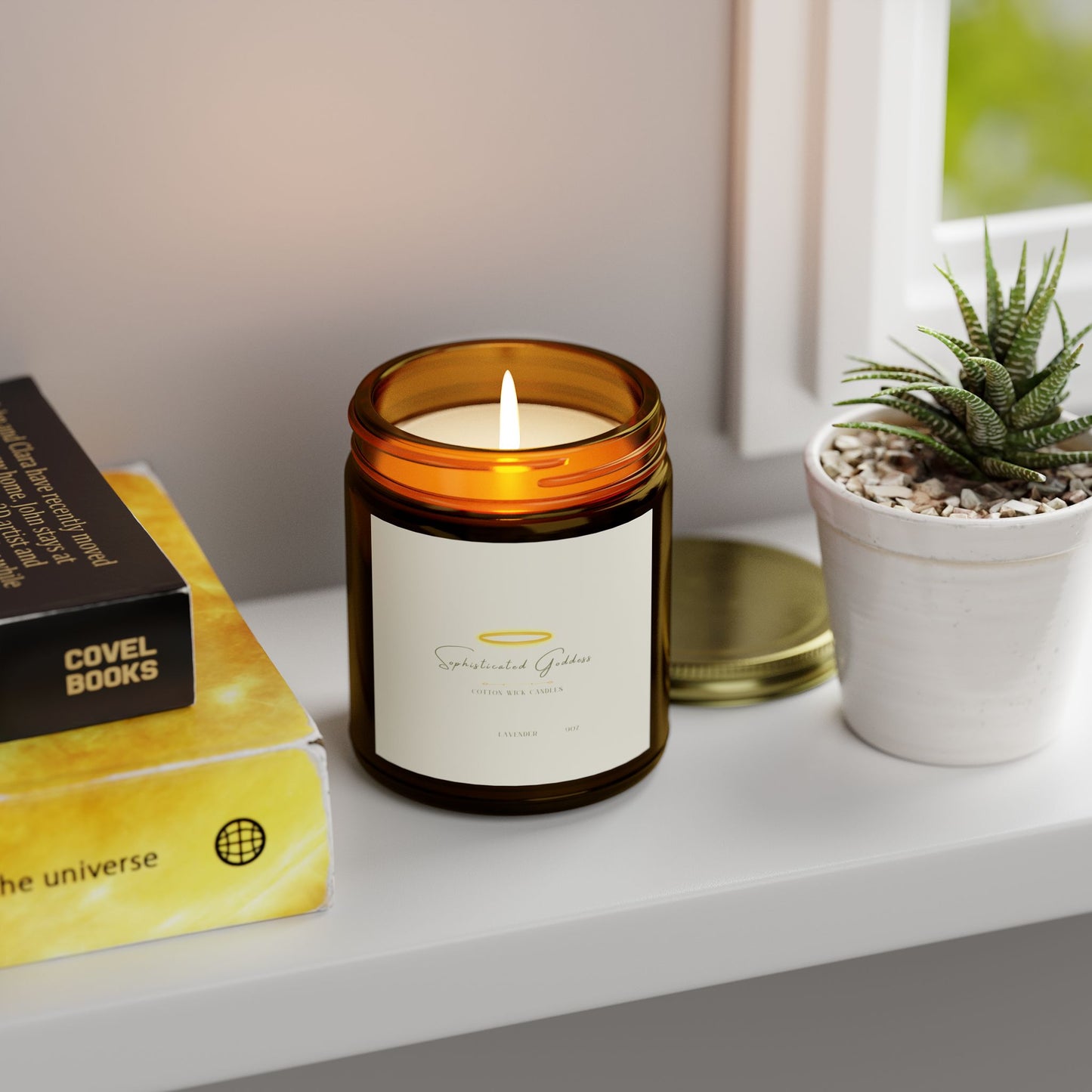 Lavender Cotton Wick Candle (9oz)