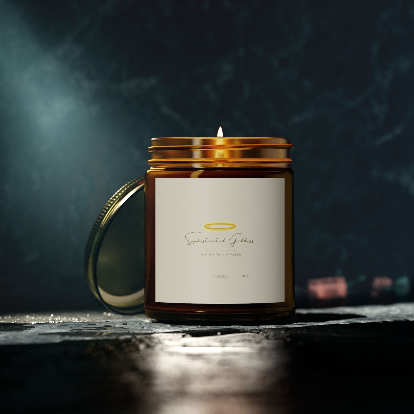 Lavender Cotton Wick Candle (9oz)
