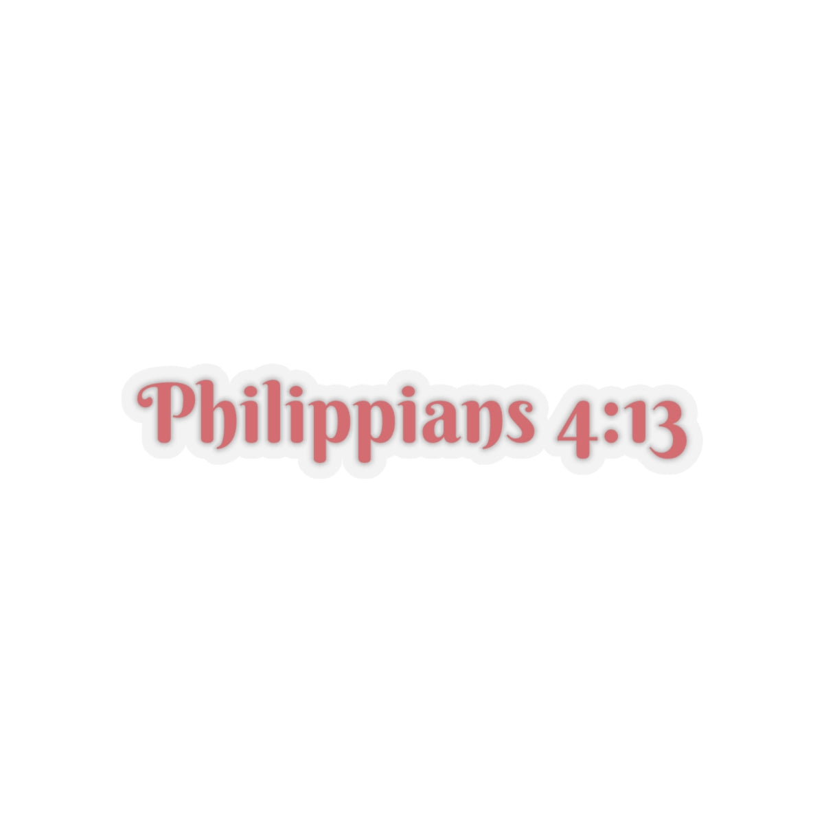 Philippians 4:13 Stickers