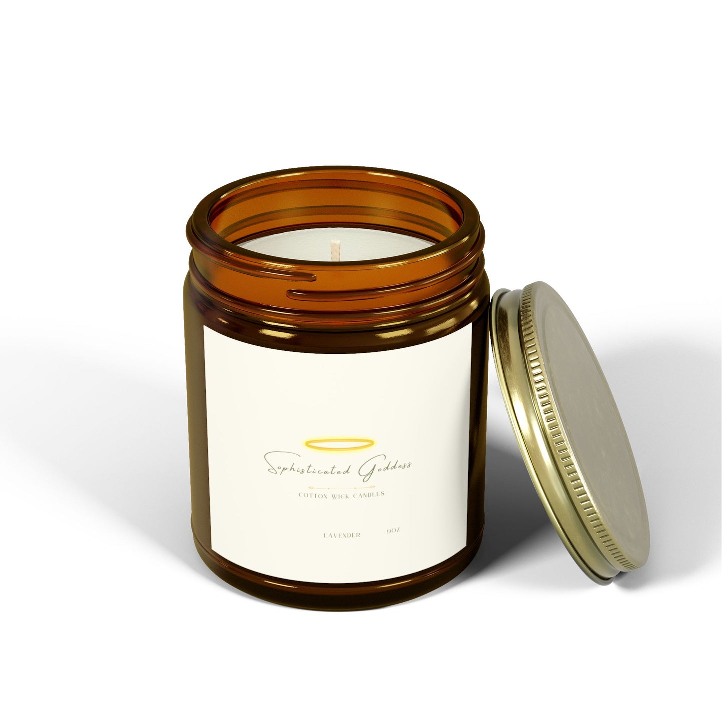 Lavender Cotton Wick Candle (9oz)