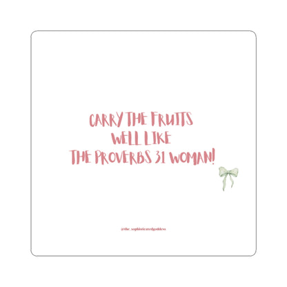 Proverbs 31 Woman Stickers