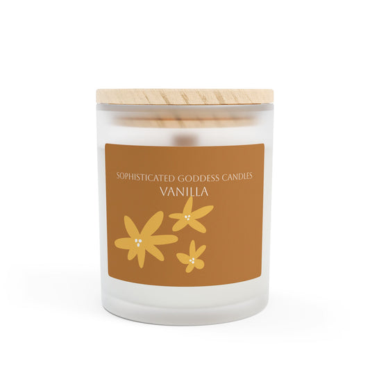 Vanilla Wood Wick Candle, 11oz