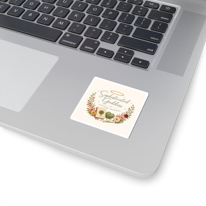 Sophisticated Goddess Crochet Sticker