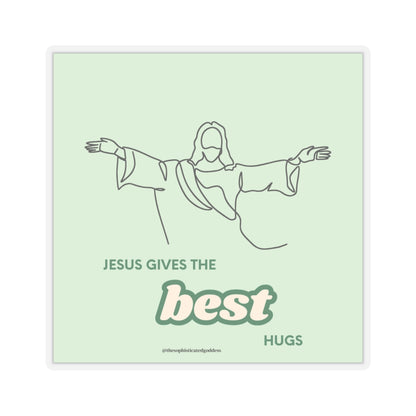 Best Hugs Stickers (Green)