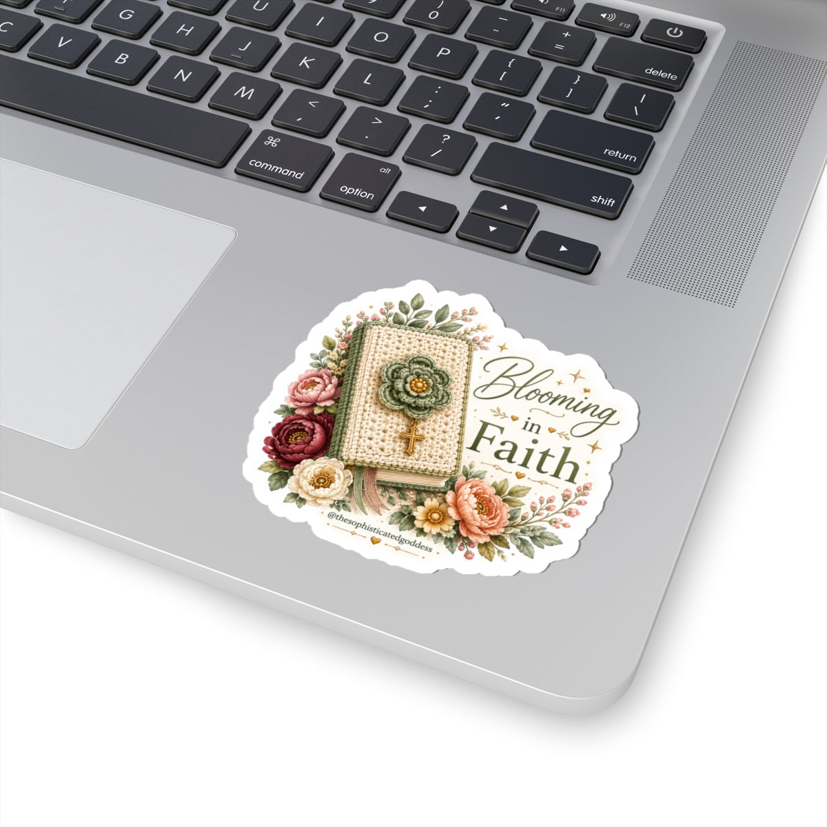 'Blooming in Faith' Sticker