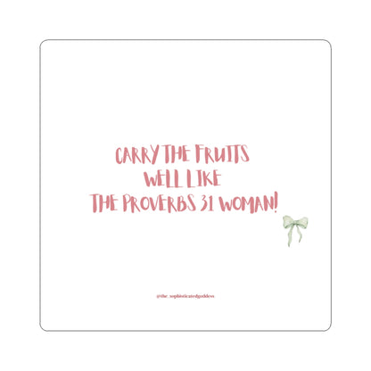 Proverbs 31 Woman Stickers