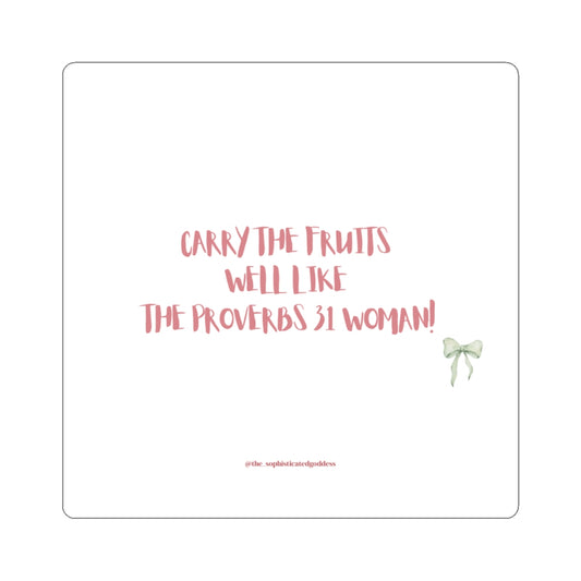 Proverbs 31 Woman Stickers