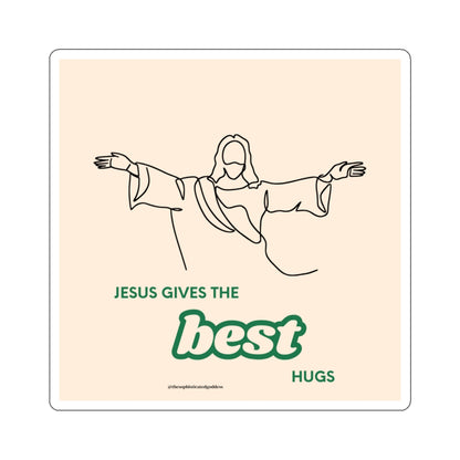 Best Hugs Stickers (Beige)