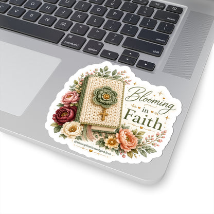 'Blooming in Faith' Sticker