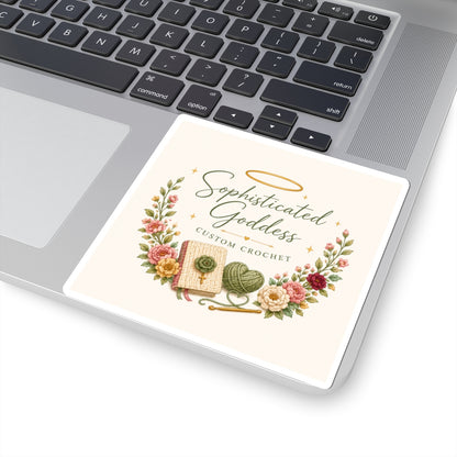 Sophisticated Goddess Crochet Sticker