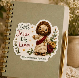 Little Jesus, Big Love Sticker