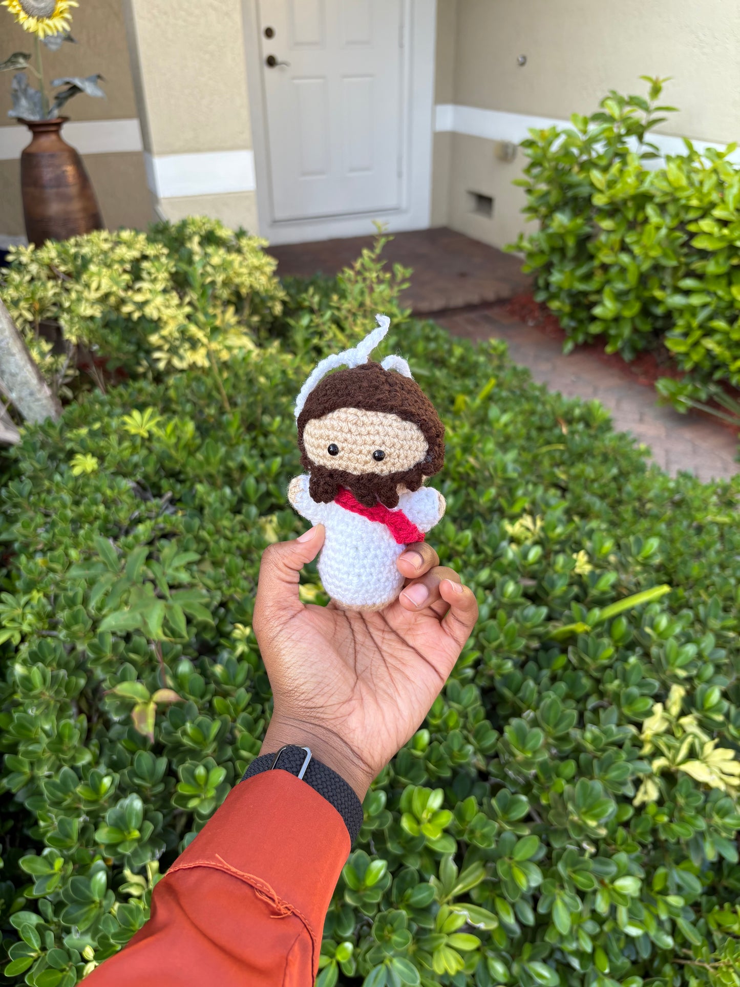 Crochet Jesus Hanging