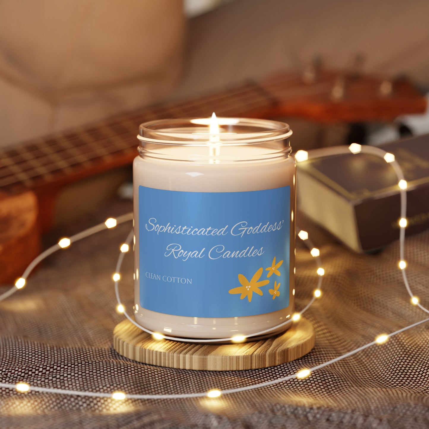 Clean Cotton Cotton Wick Candle, 9oz
