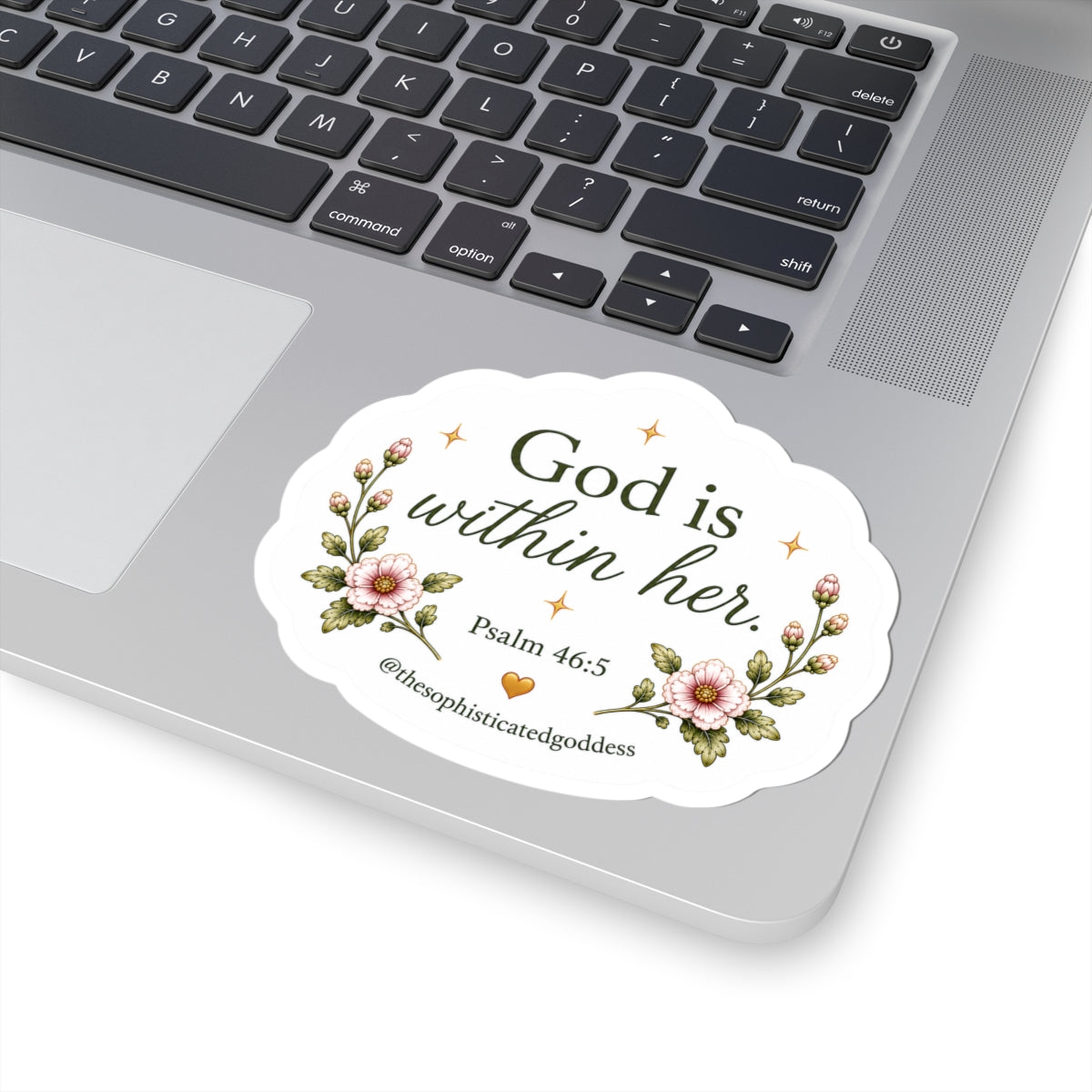 God Is Within Her (Psalm 46:5) Sticker