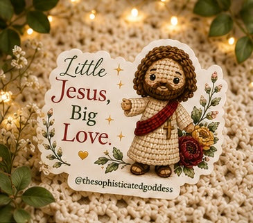 Little Jesus, Big Love Sticker