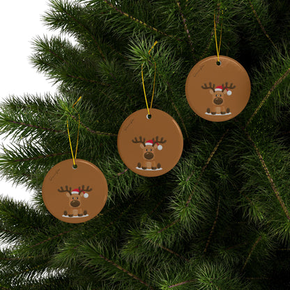 Reindeer Ceramic Ornaments