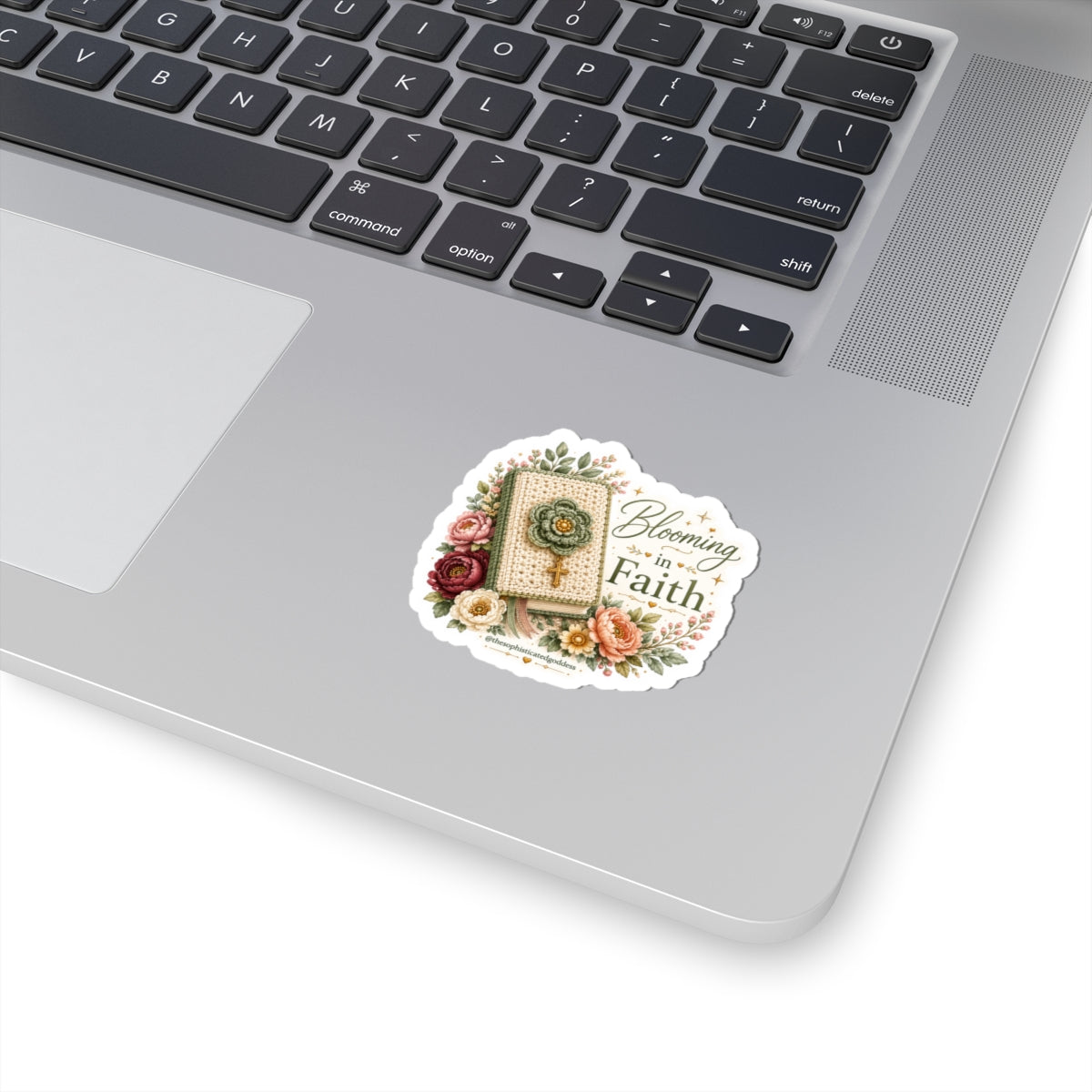 'Blooming in Faith' Sticker