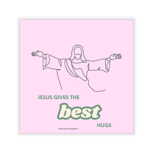 Best Hugs Stickers (Pink)