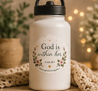 God Is Within Her (Psalm 46:5) Sticker