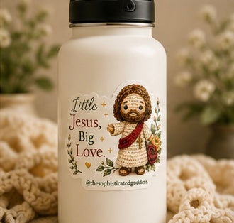 Little Jesus, Big Love Sticker
