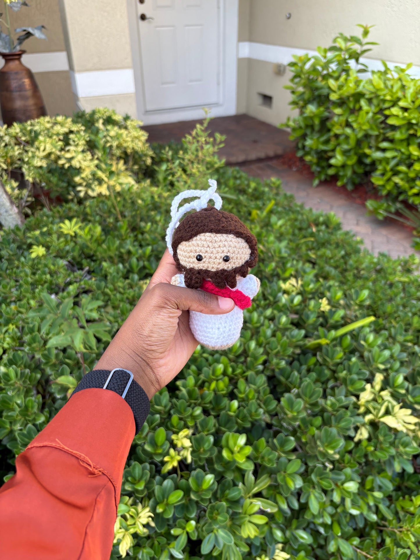 Crochet Jesus Hanging