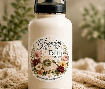 'Blooming in Faith' Sticker
