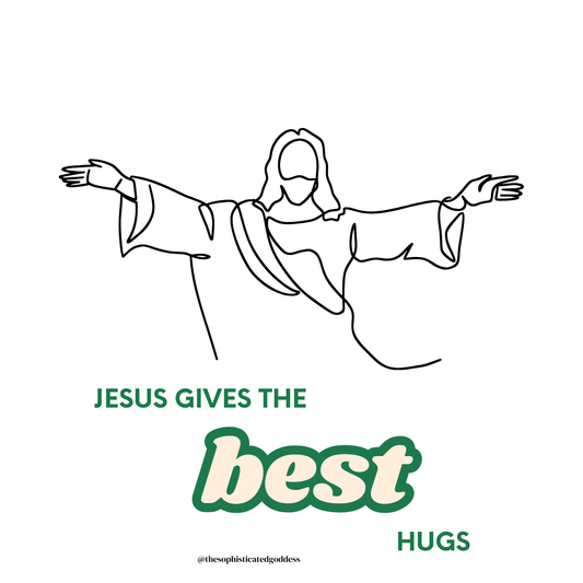 Jesus Gives The Best Hugs - Digital Print