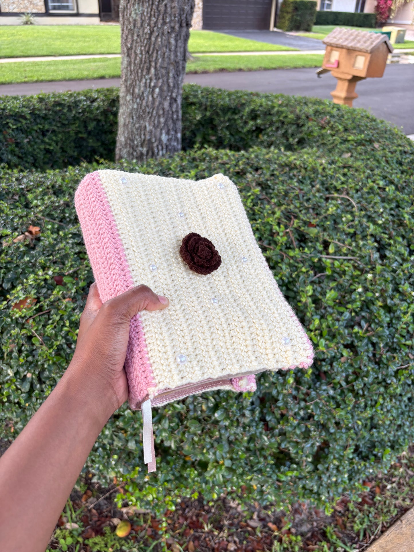 Crochet Book Cover